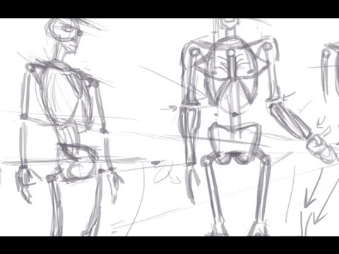 480x360 Drawing The Skeleton (For Figure Drawing) - Skeleton Body Sketch