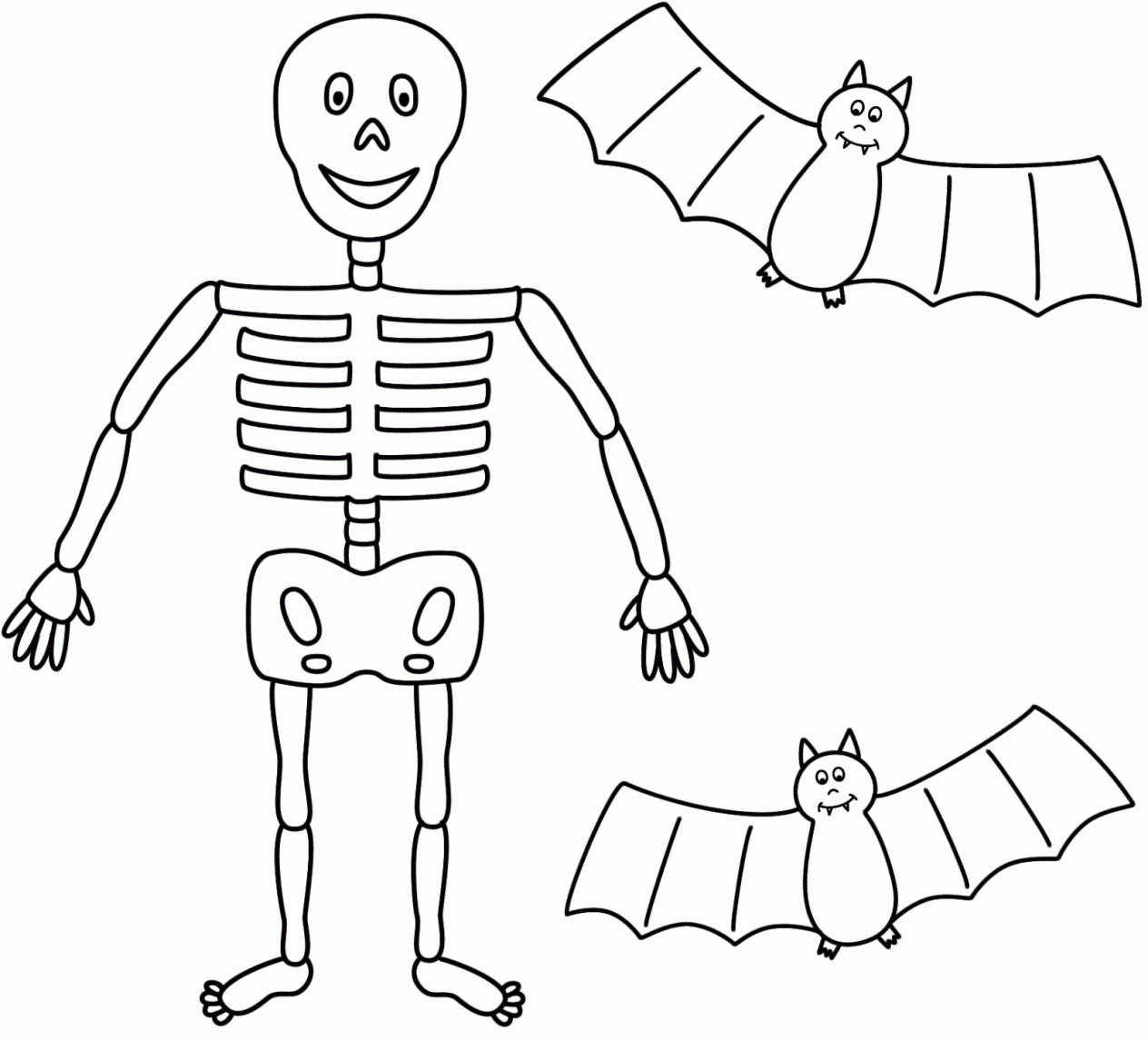 1264x1145 Easy Skeleton Drawing Draw Human Skeleton Drawing Easy A Skeleton - Skeleton Sketch Easy