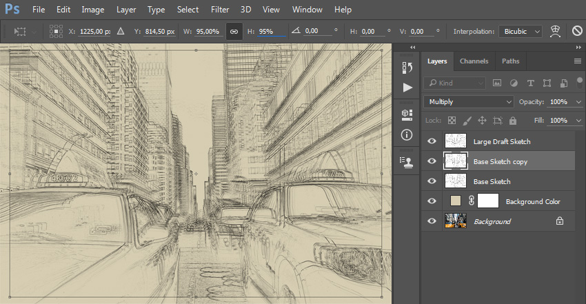 850x441 How To Create A Sketch Effect Action In Adobe Photoshop - Sketch