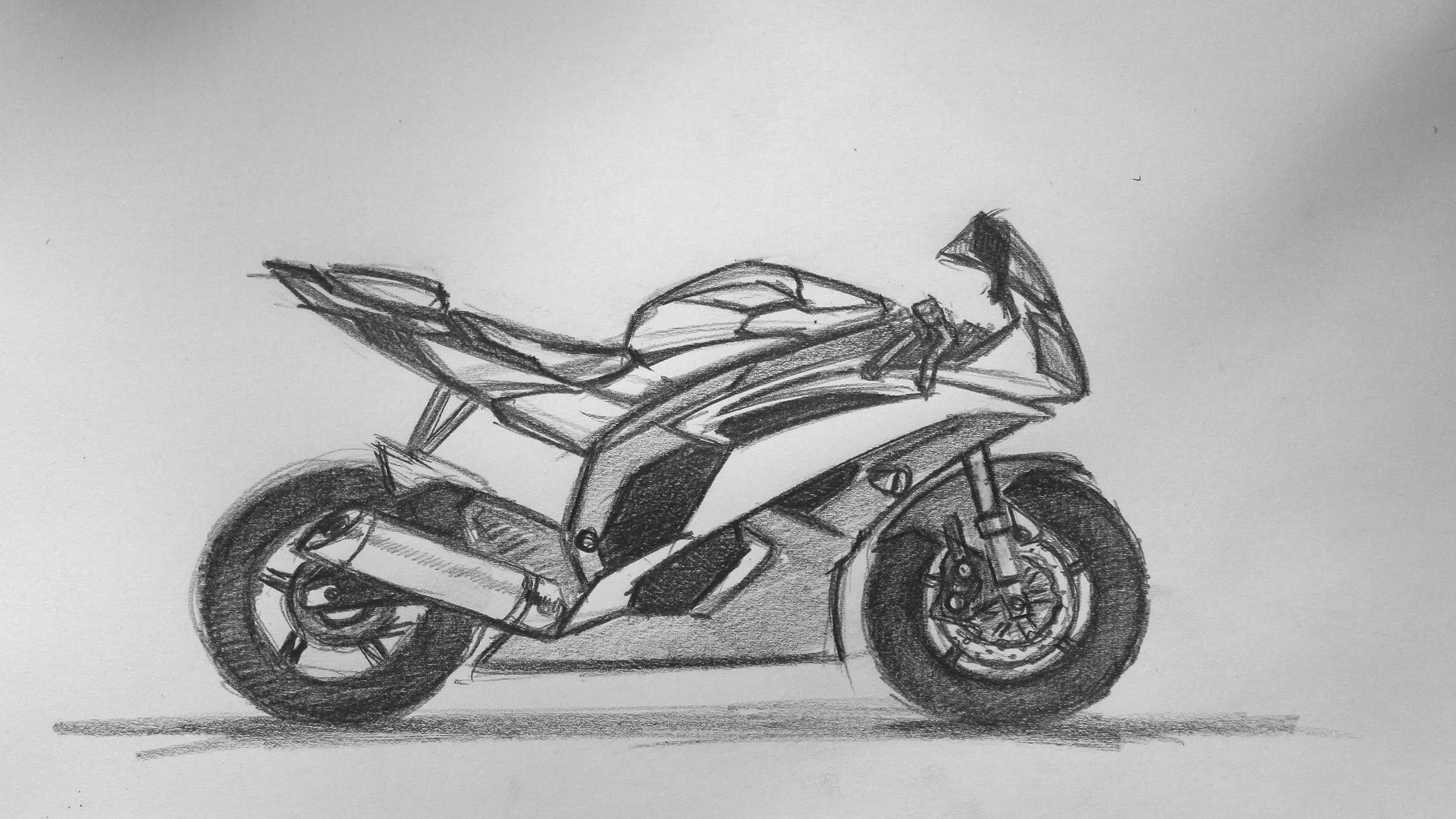 2362x1329 Yamaha Motorbike Sketch 08.08.2015 - Sketch 2015
