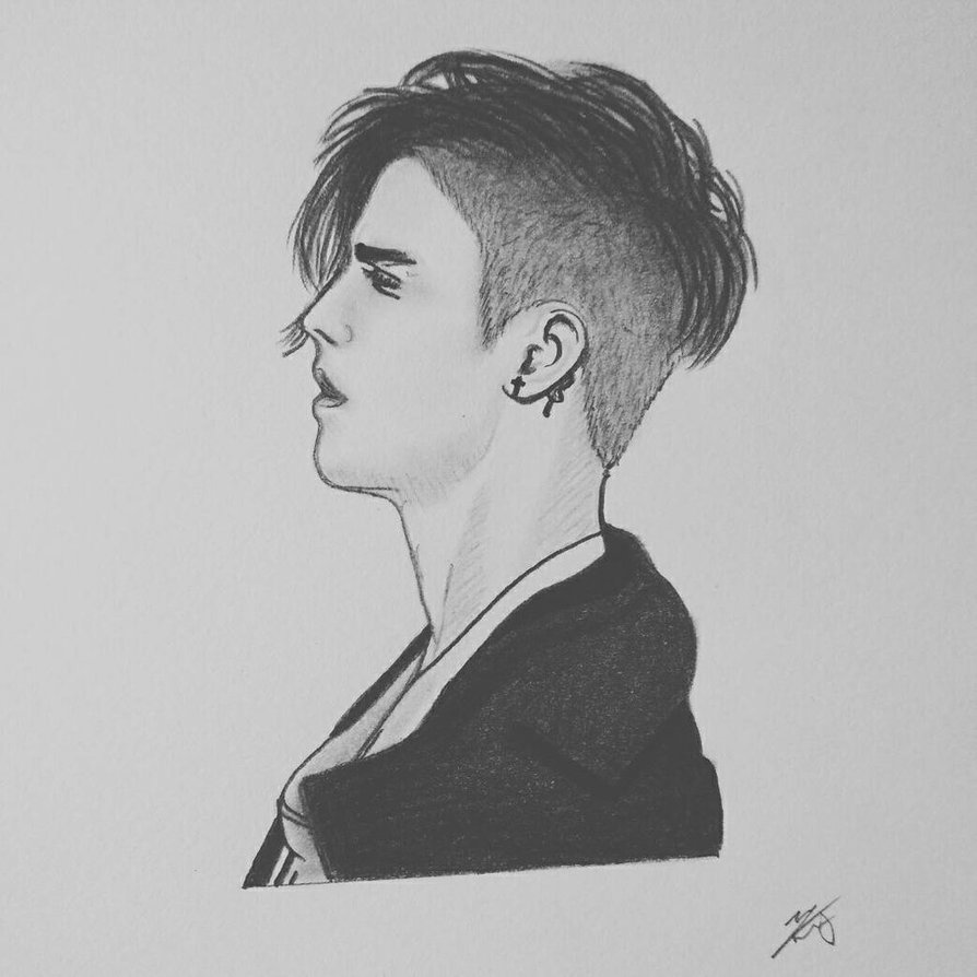 894x894 Justin Bieber Sketch By Kaieechin - Sketch 2016