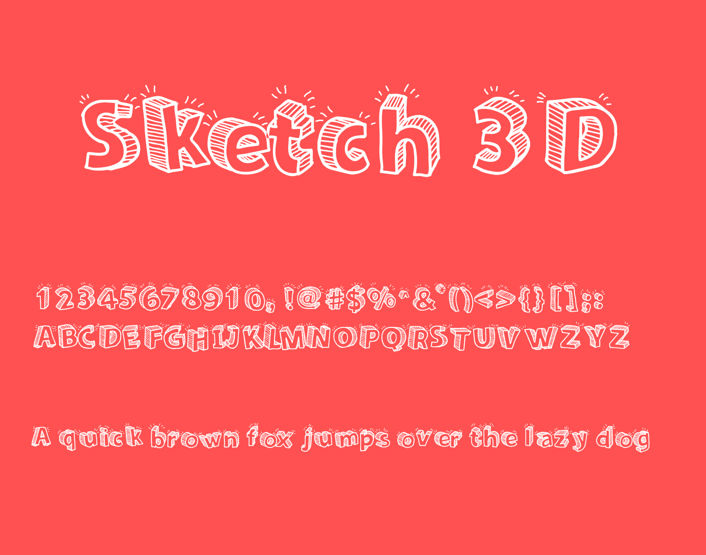 1386x1090 Sketch 3d Font - Sketch 3d Font