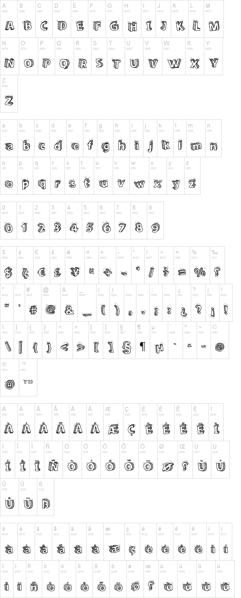 827x2046 Sketch 3d Font - Sketch 3d Font