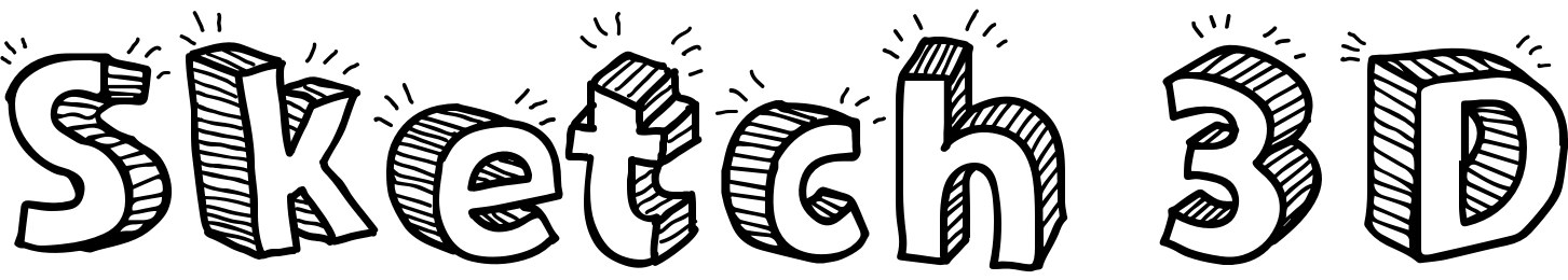 1453x260 All Search Results For 3d Fonts - Sketch 3d Font