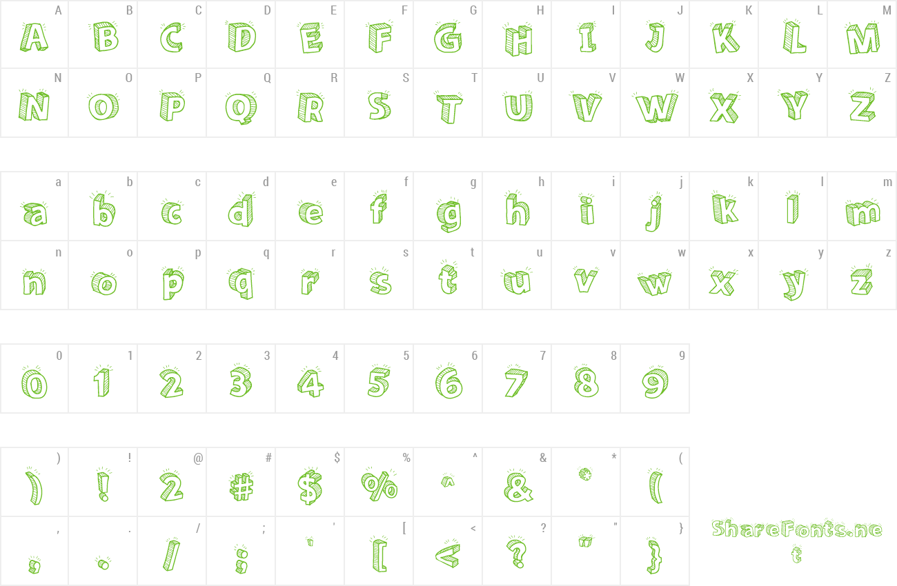 Sketch 3d Font at Explore collection of Sketch 3d Font