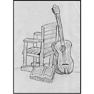 320x320 Buy Pencil Sketch Of Guitar Online - Sketch