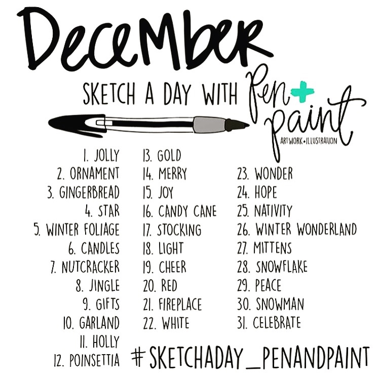 750x750 Sketch A Day Challenge The Amateur Librarian - Sketch A Day Challenge