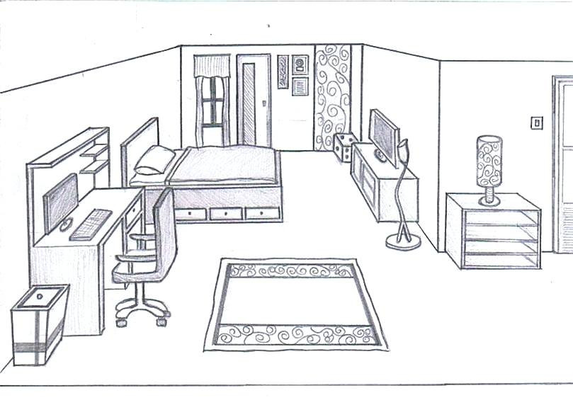 Sketch A Room Layout At PaintingValley Explore Collection Of 