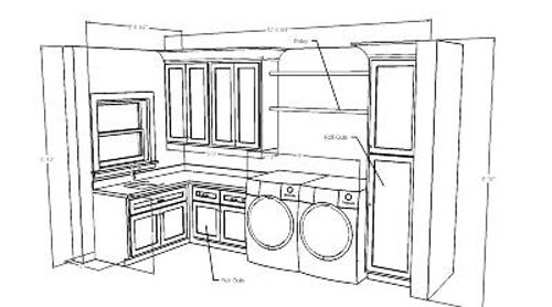 500x278 Laundry Room Layout Sketch My Home Style - Sketch A Room Layout