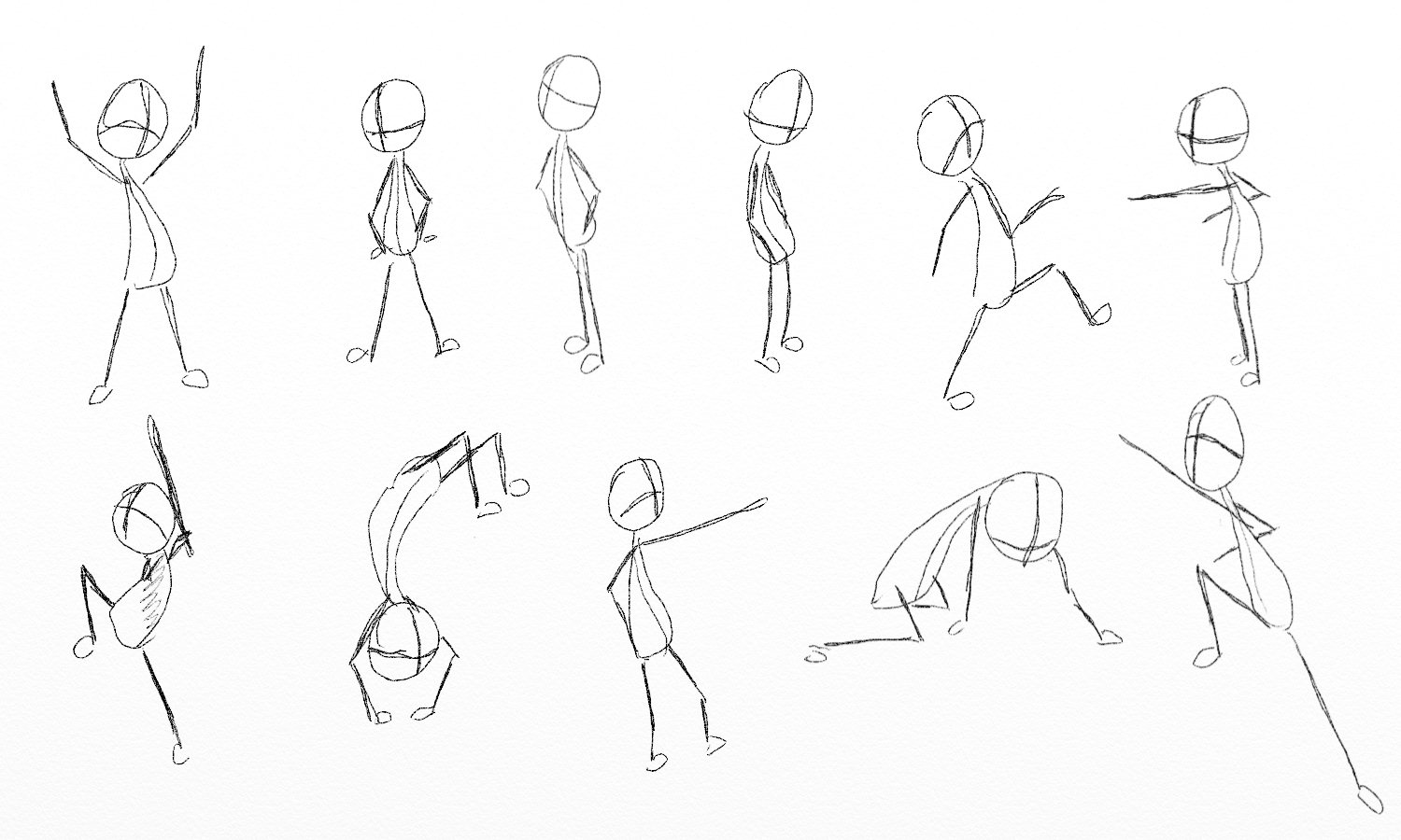 1500x900 Raff Animates! [Sketch] Action, Moods 2 - Sketch Action