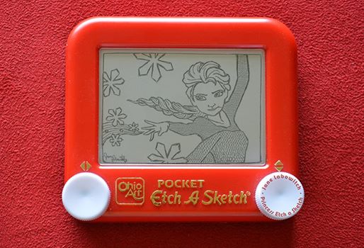 514x350 Princess Etch A Sketch Etch A Sketch Portraits, Disney Characters - Sketch And Etch