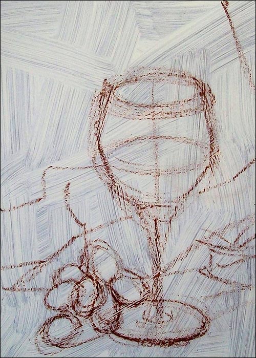 500x699 How To Paint A Wine Glass (Or Any Clear Glass) Using Oil Paint - Sketch And Paint