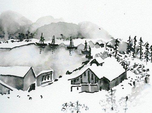 500x373 More Fountain Pen And Wash - Sketch And Wash