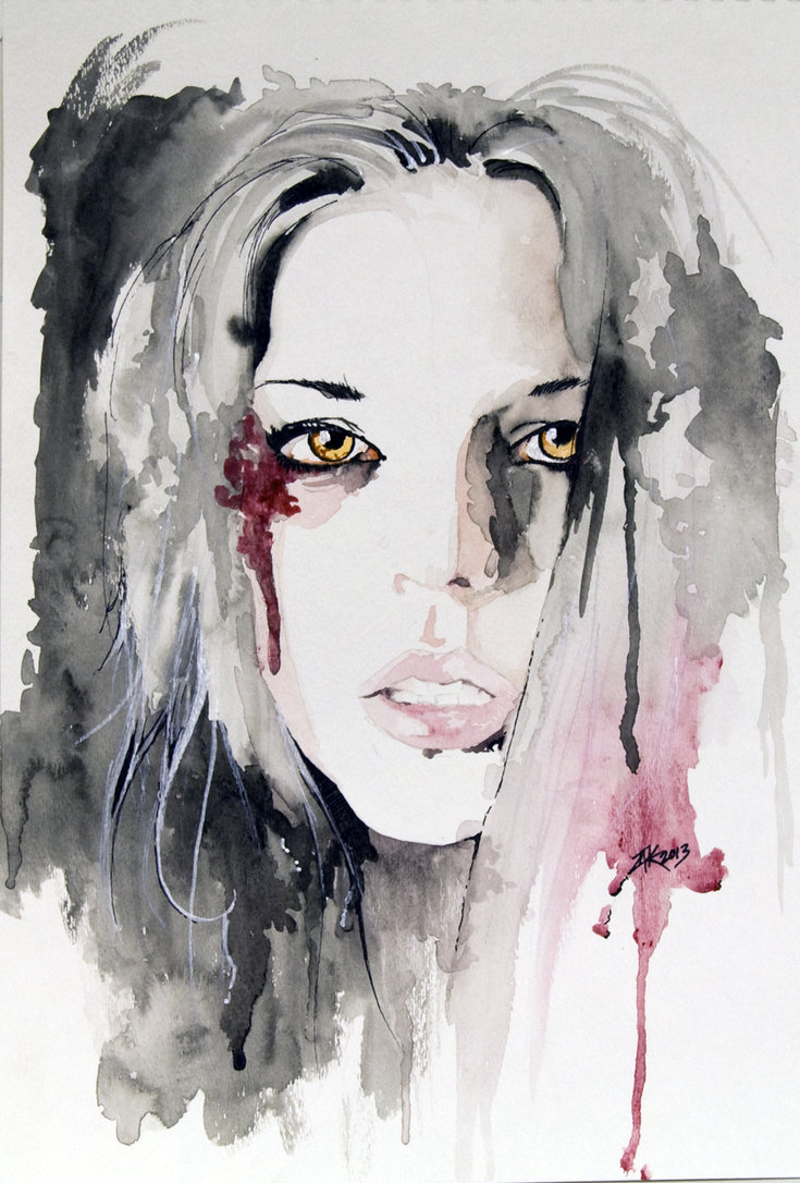 735x1086 Watercolor Sketch - Sketch And Watercolor