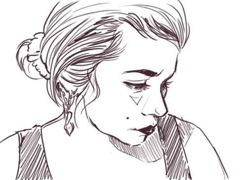 500x365 Gif Art Animation Sketch Animated Gif Photoshop Digital Artistic - Sketch Animation