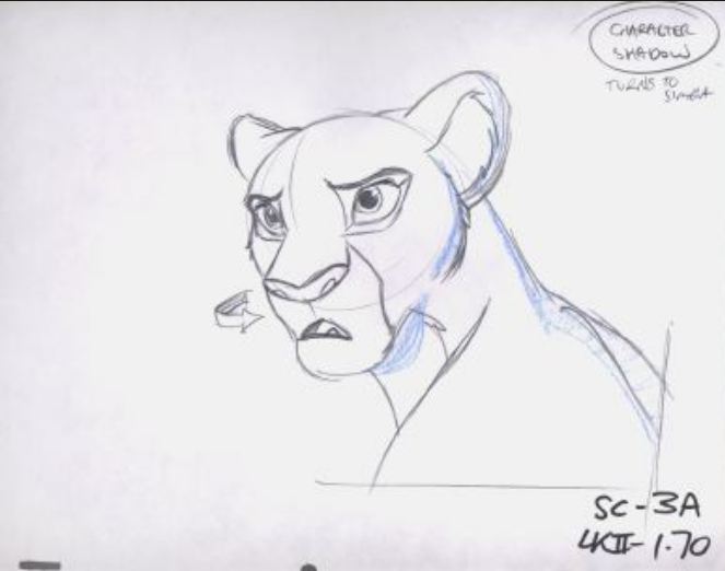 663x522 Animation Sketches The Lion King - Sketch Animation