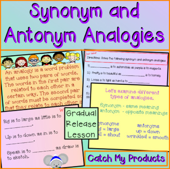 350x349 Synonyms And Antonyms Analogies For Promethean Board By Catch My - Sketch Antonym