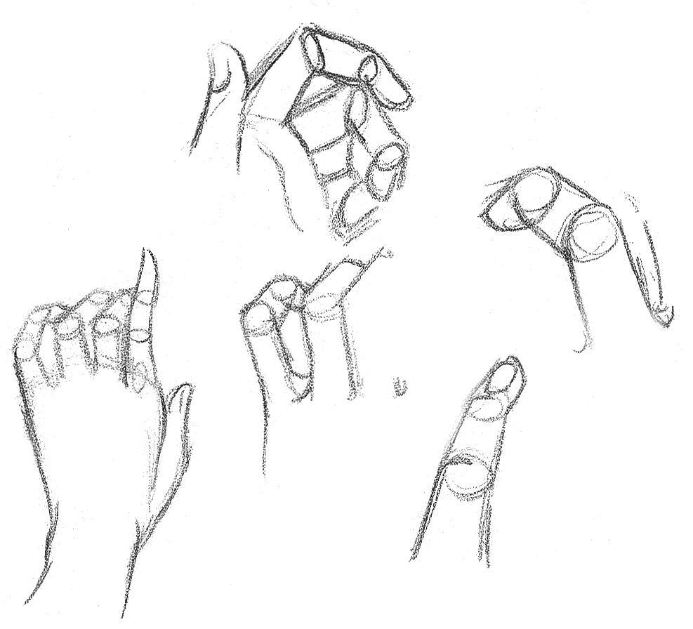 987x896 Breaking Down How To Sketch Hands - Sketch Arm
