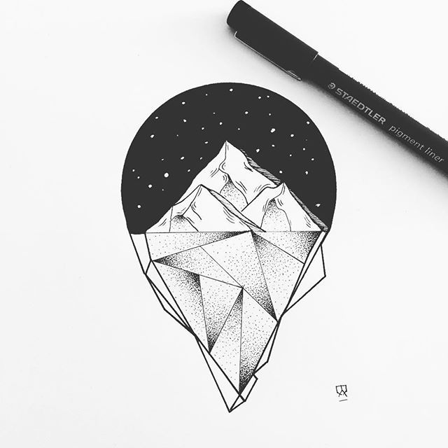 640x640 Iceberg Drawing, Pencil, Sketch, Colorful, Realistic Art Images - Sketch Art