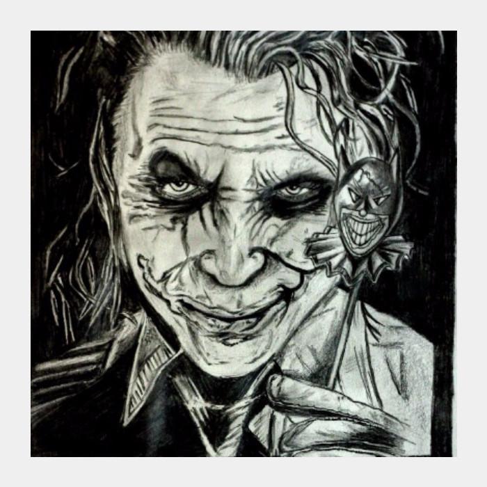 700x700 Joker Sketch Artist Abhinav Moona Postergully - Sketch Art