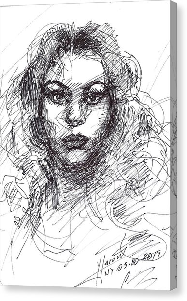 387x622 Sketch Canvas Prints Fine Art America - Sketch Art