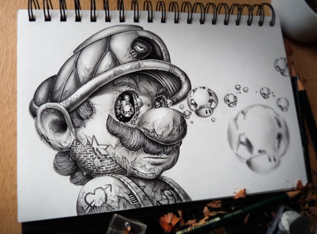620x458 Fantastic Pencil Sketch Art By Pez - Sketch Art