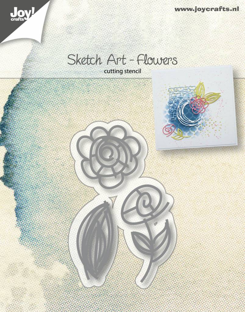 804x1024 Cuttingstencils - Sketch Art Flowers