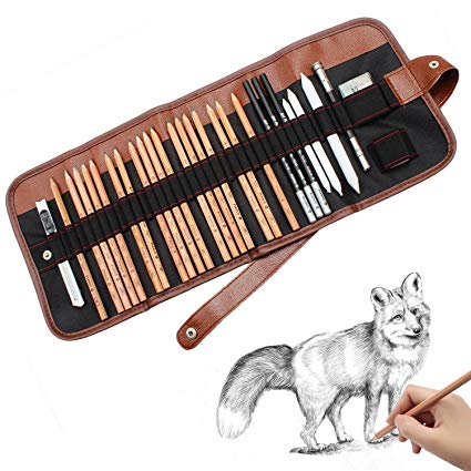 425x425 Caroyla Sketch Pencil Drawing Pencil Set, 29 Piece - Sketch Art For Beginners
