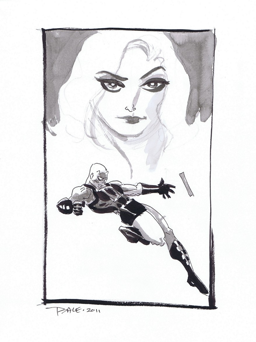 878x1174 Daredevil And Karen - Sketch Art For Sale