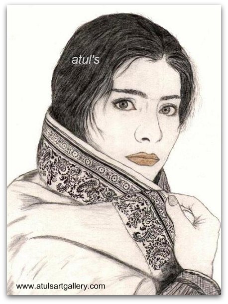 458x610 Atuls Art Gallery Bollywood Sketches - Sketch Art Gallery