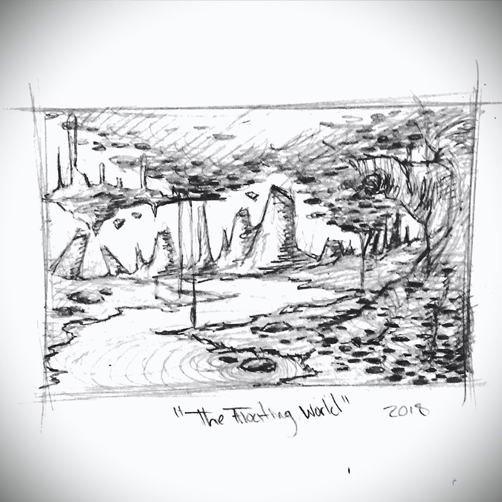 1024x1024 Borutodesign On Twitter Concept Art Environment Sketch Studies - Sketch Art Games