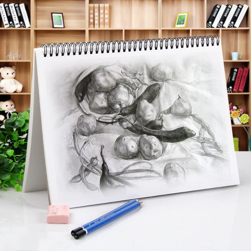 800x800 Professional Art Sketch Book Color Pencil Painting Paper Graffiti - Sketch Art Supplies