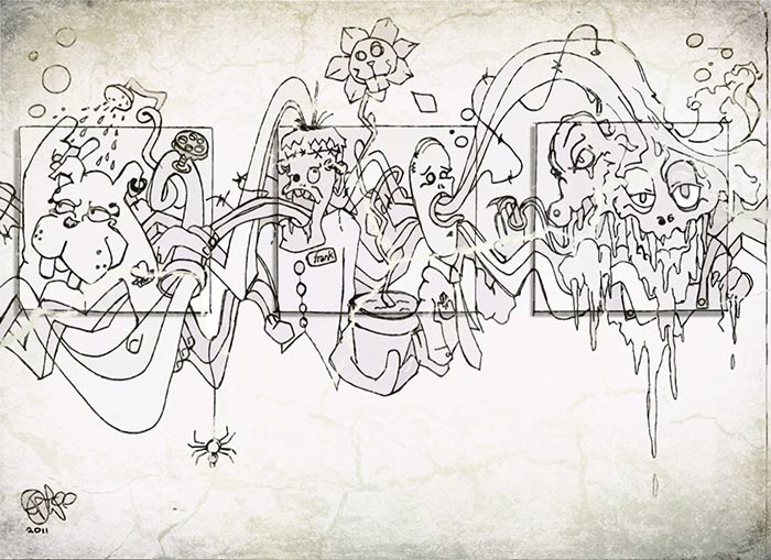 700x509 Vinni Kiniki Graffiti Amp Mural Artist For Hire Original Character - Sketch Artist For Hire