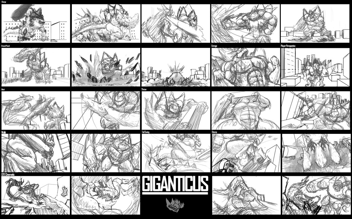 1132x705 Giganticus Storyboard Sketch By Igiganticusi - Sketch Artist Game