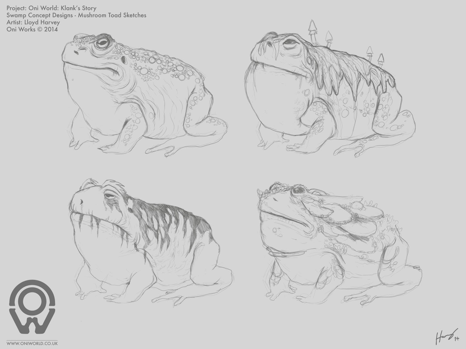 1600x1200 New Oni World Art Toad Concept Design Lloyd Harvey - Sketch Artist Game