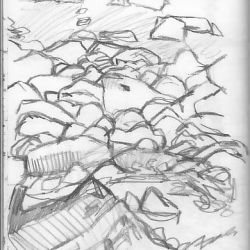 250x250 Sketch Artist Drawing From Life In A Sketchbook When Not Drawing - Sketch Artist Pictures