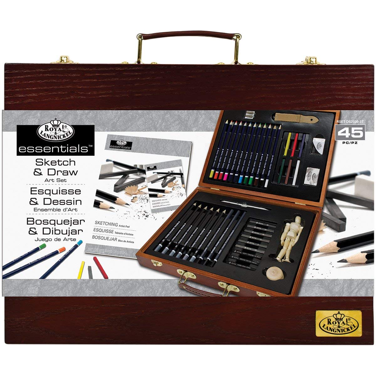 1200x1200 Royal Brush Rset Ds2030 45 Piece Sketch Amp Drawing - Sketch Artist Set