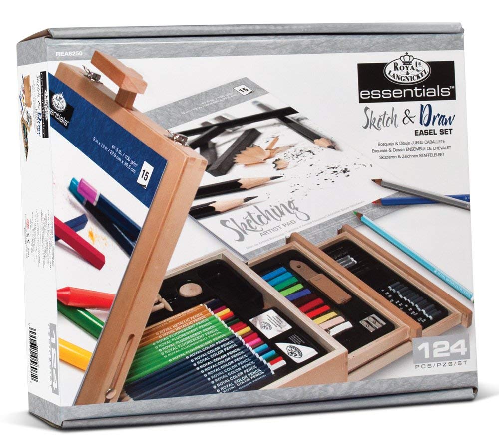 1000x885 Royal Amp Langnickel 124 Piece Sketching And Drawing - Sketch Artist Set