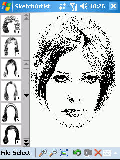240x320 Sketch Artist 2.6.1 Free Download - Sketch Artist Software