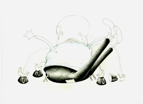 500x363 Vintage Cartoon Aesthetics Drawing By Jeff Ladouceur - Sketch Artists Websites