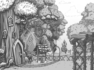 400x300 Background Sketch - Sketch Background