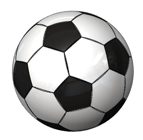 560x551 Solidworks Part Reviewer Soccer Ball - Sketch Ball