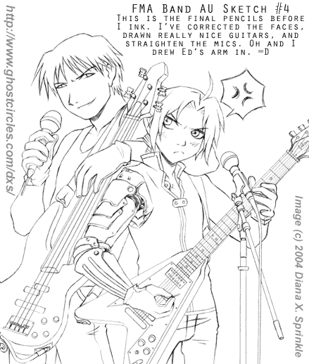 439x518 Fma Band Sketch - Sketch Band