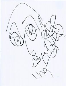 230x300 Jeff Coffin Dave Matthews Band Signed Autographed Hand Drawn - Sketch Band