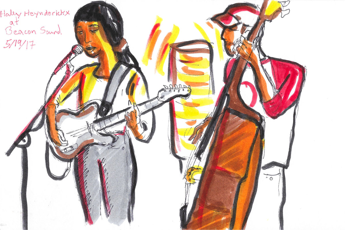 1200x801 Live Band Sketch Prints Dr. Something - Sketch Band