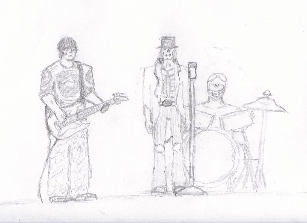 1024x746 Band Sketch Picture By Wanderertj - Sketch Band