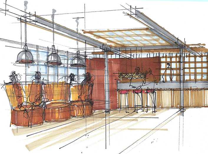 706x524 Bar Sketch - Sketch Bar