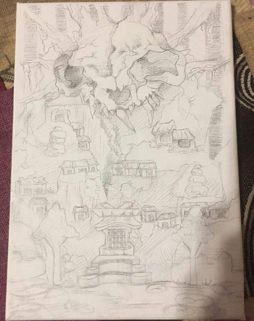 809x1024 Canvas Sketch Before Painting Art Amino - Sketch Before Painting