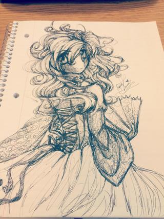 320x427 Victorian Princess Sketch. Sometimes I Think I Sketch Better Than - Sketch Better