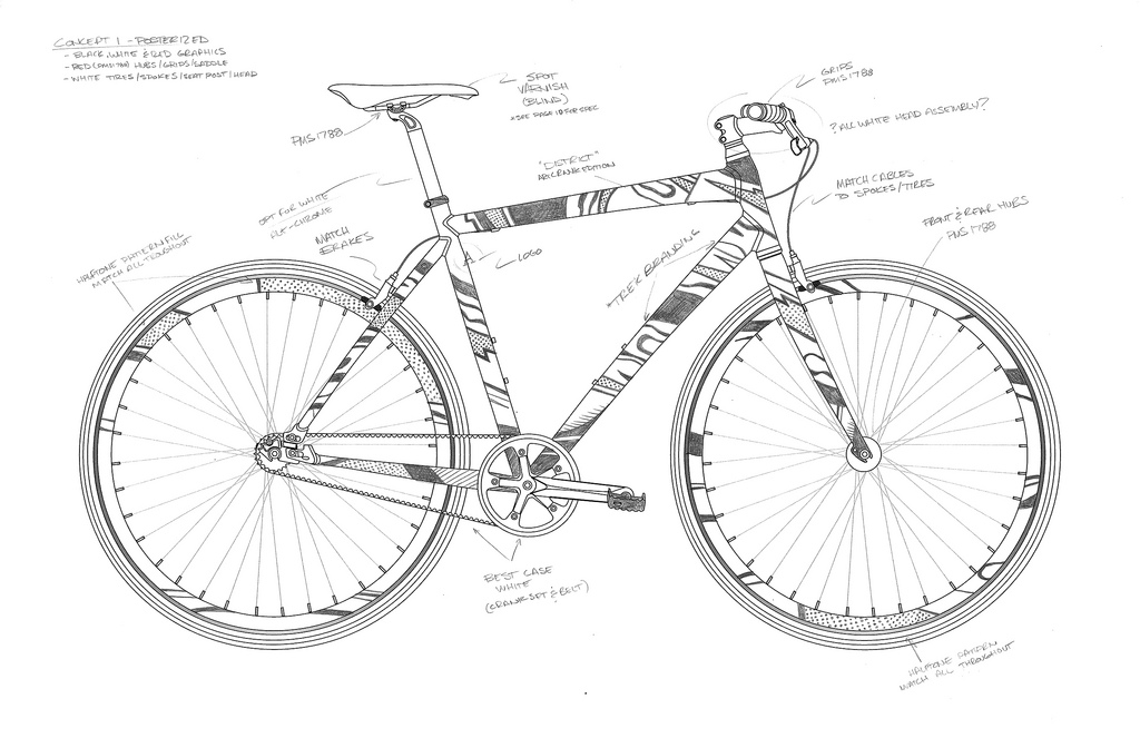 1024x663 Trek X Artcrank Bike Sketch R. Angermuller - Sketch Bike